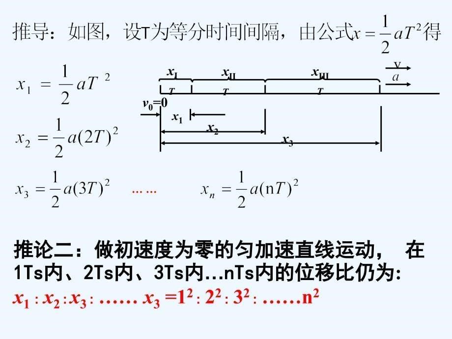 专题三初速度为零的匀变速直线运动的比例式推导和应用_第5页