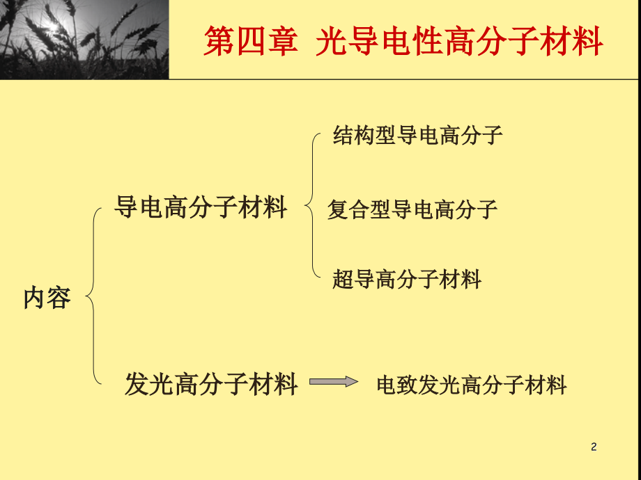 新型高分子材料第四章——光导电性高分子材料讲解_第2页