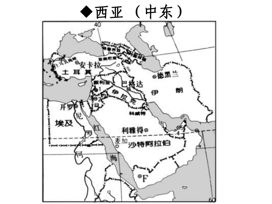 区域地理六讲中东_第1页