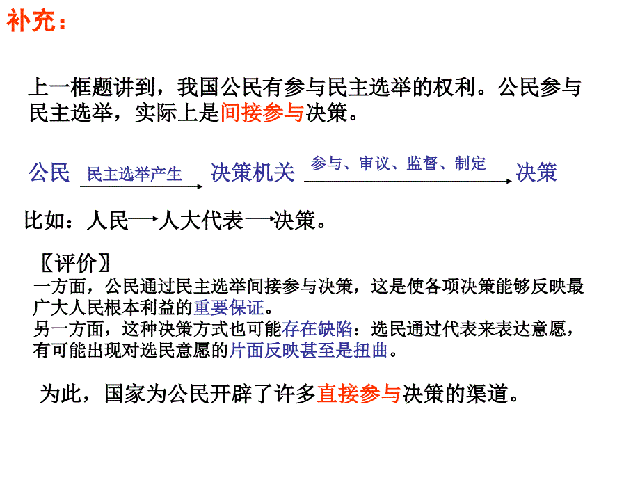 高一政治必修二-民主决策：做出最佳选择._第3页