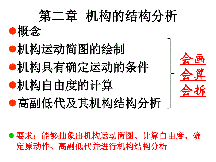 机械原理复习课件汇编_第2页