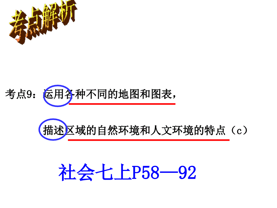 社会思品考点9运用各种不同的地图和图表描述区域的自然环境和人文环境的特点汇编_第2页