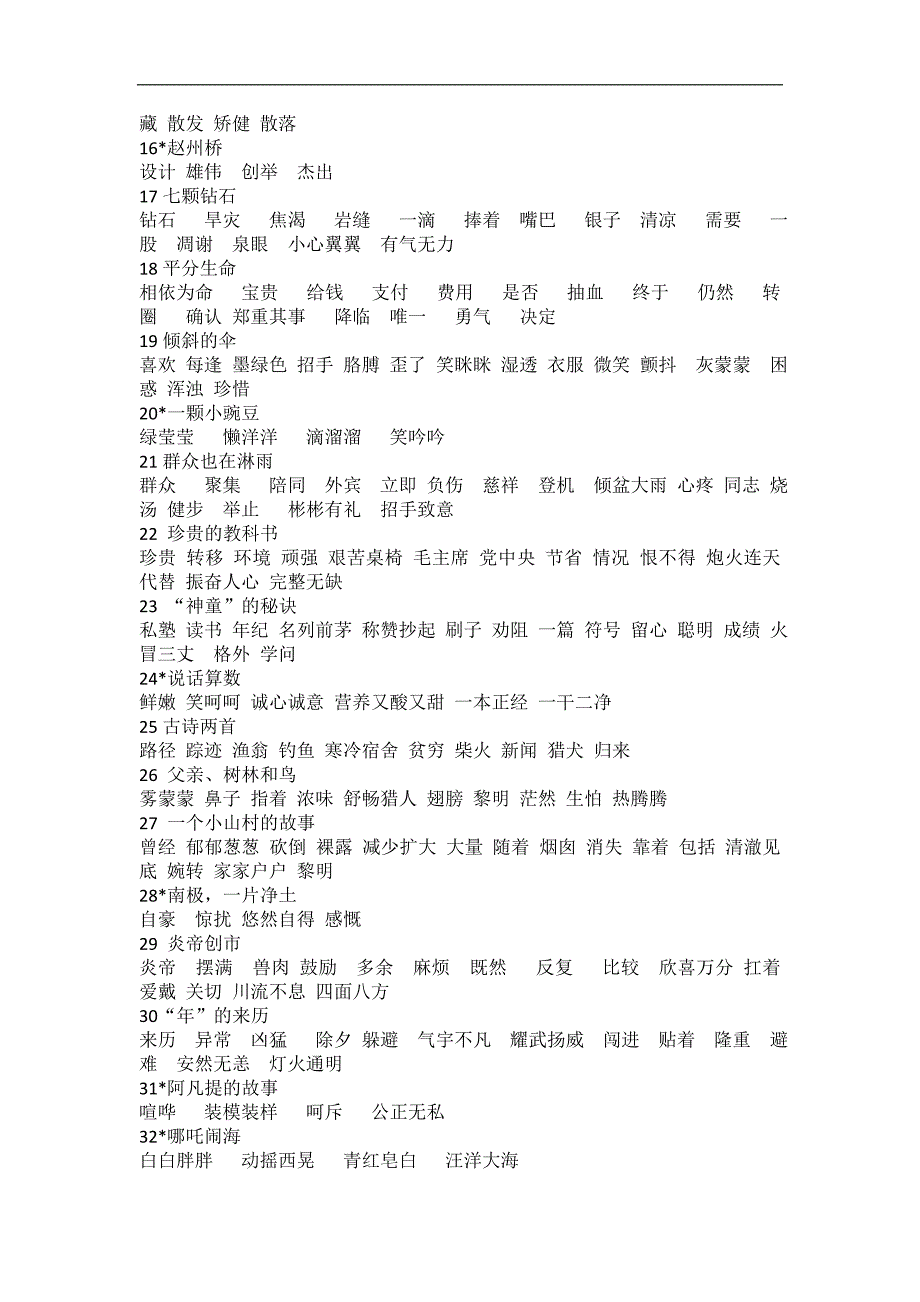 三年级上语文素材复习资料语文s版_第3页