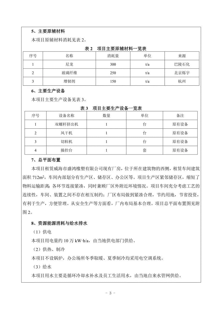 威海市宁盛塑胶制品有限公司塑料颗粒生产搬迁项目环境影响评价文件_第5页