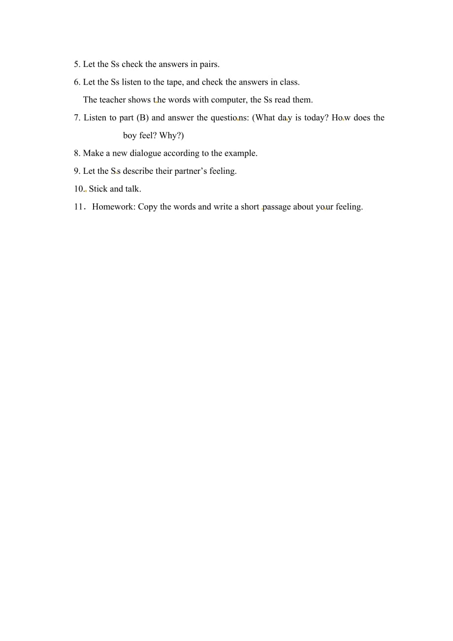 四年级上册英语教案Unit1Lesson12北京课改版_第2页
