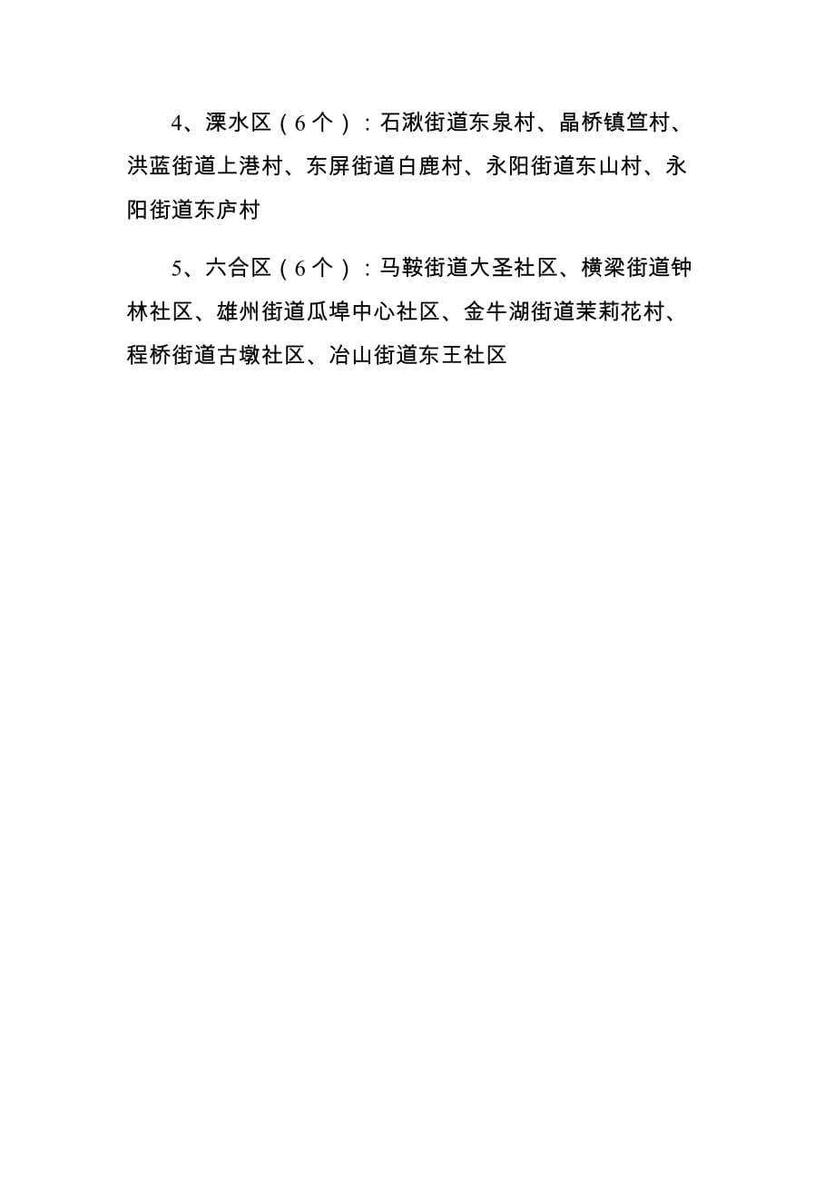 南京市省级生态文明建设示范乡镇（街道）、村创建名单_第2页