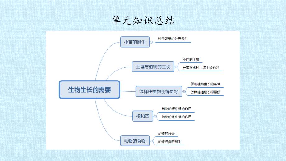 五年级上册科学课件-第一单元生物生长的需要复习课件-冀教版(共20张PPT)_第2页