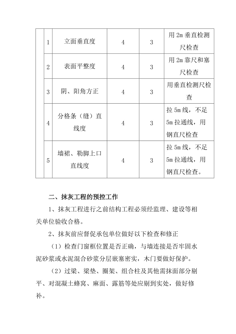 墙面抹灰工程质量控制要点分析及防范措施_第3页