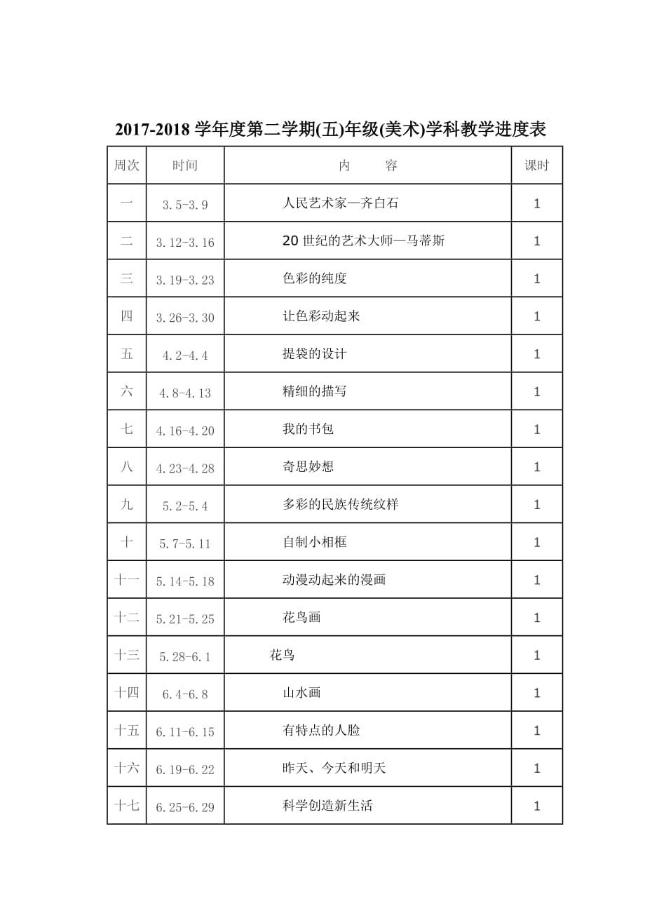 2018.3美术教学进度12.5_第3页