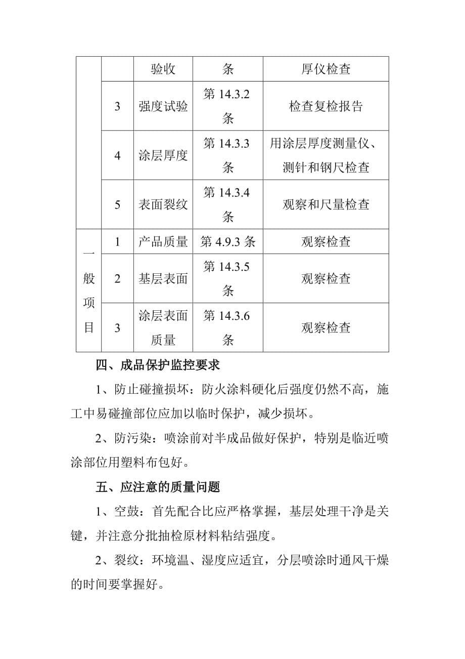 钢结构防火涂装工程监理重点分析及监理措施_第5页