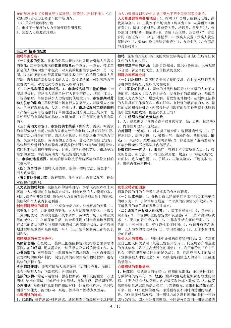 一级人力资源管理师考试资料版最新_第4页