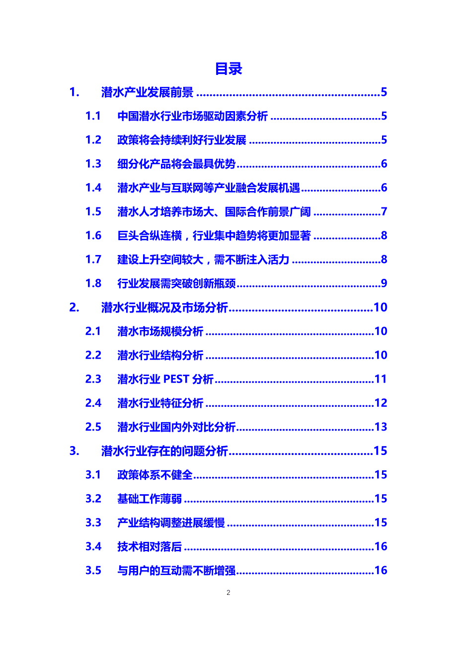 2019潜水行业前景投资分析_第2页