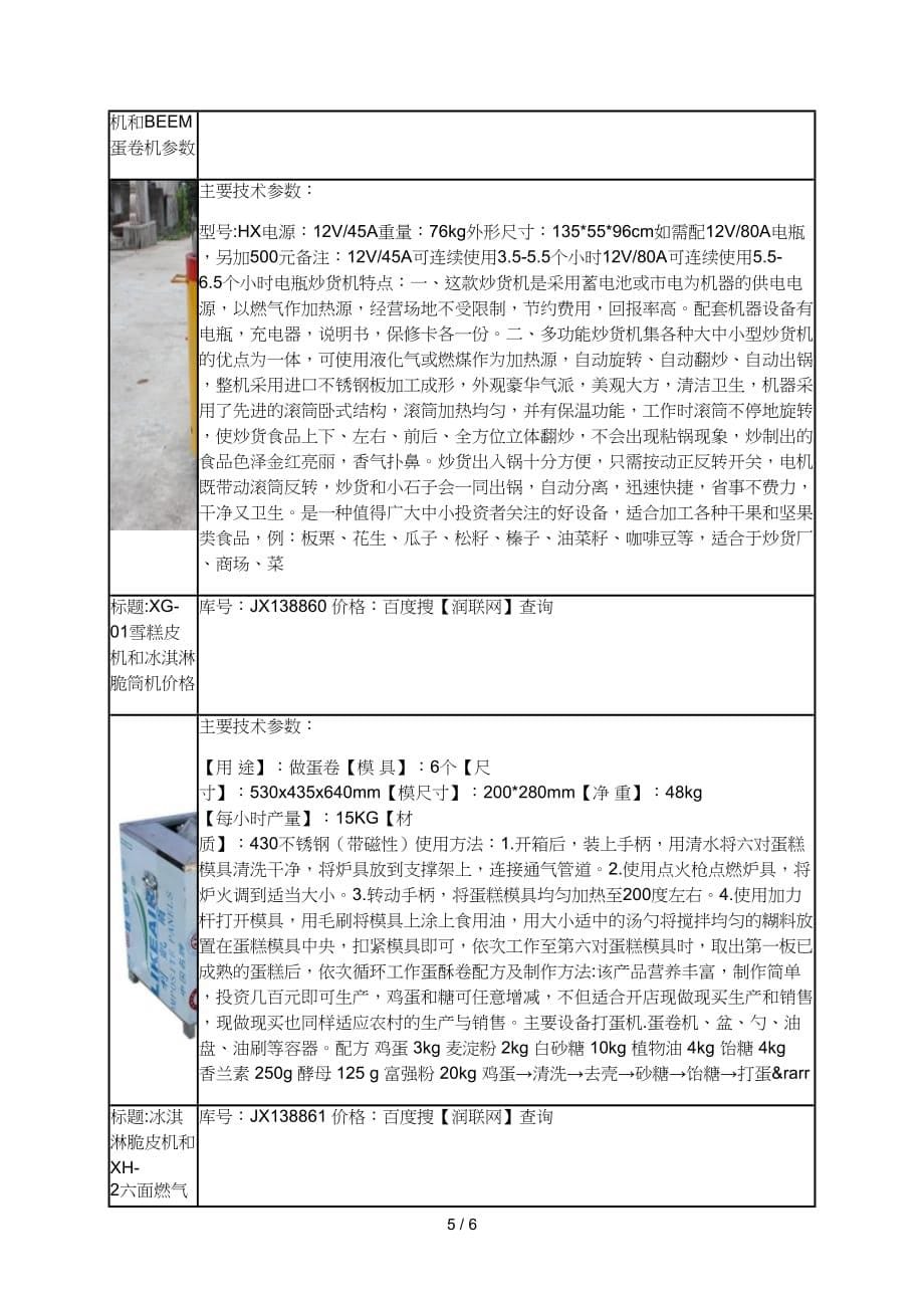 燃气脆皮机和冰激凌机价格_第5页