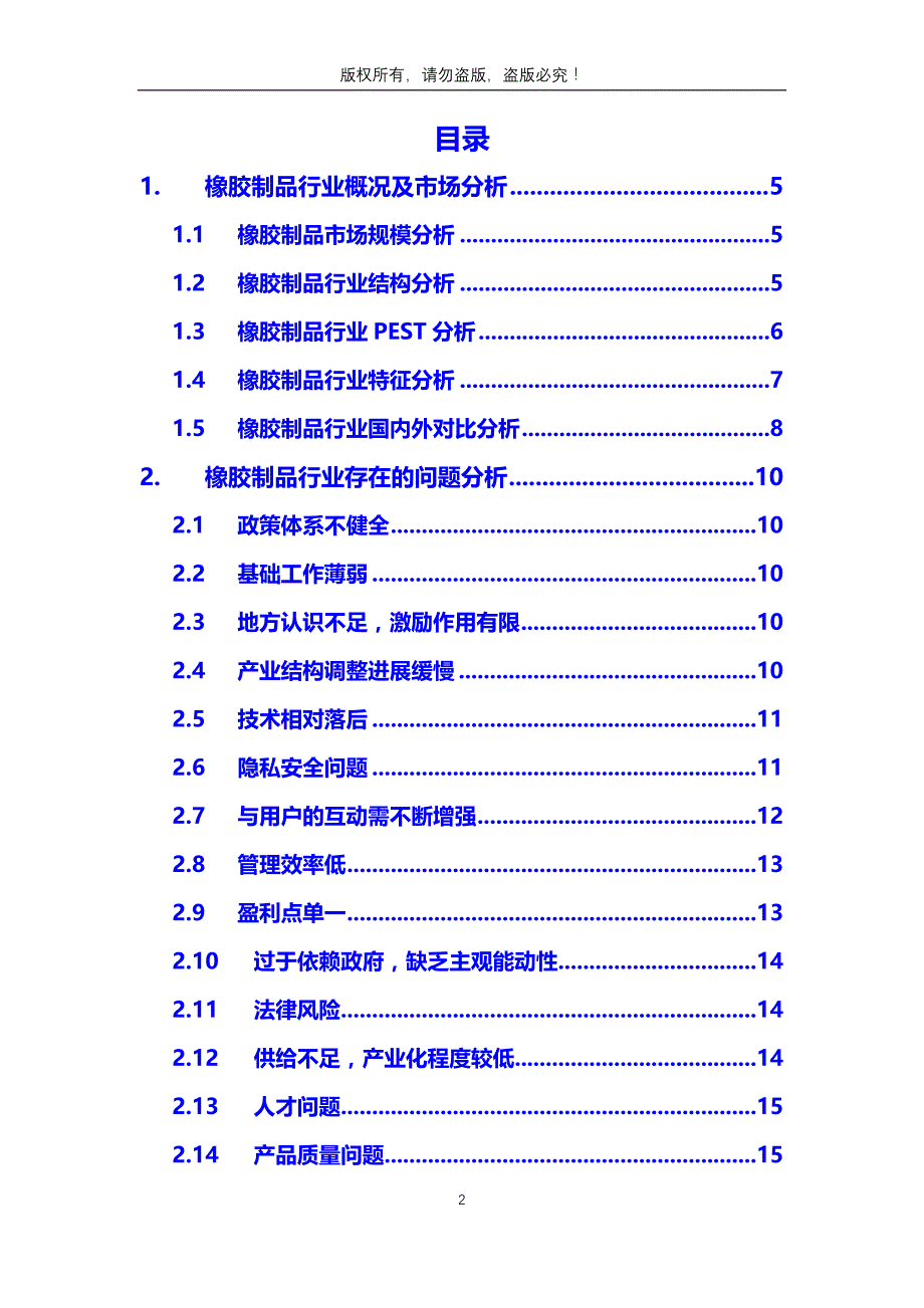 2020年橡胶制品行业分析调研报告_第2页