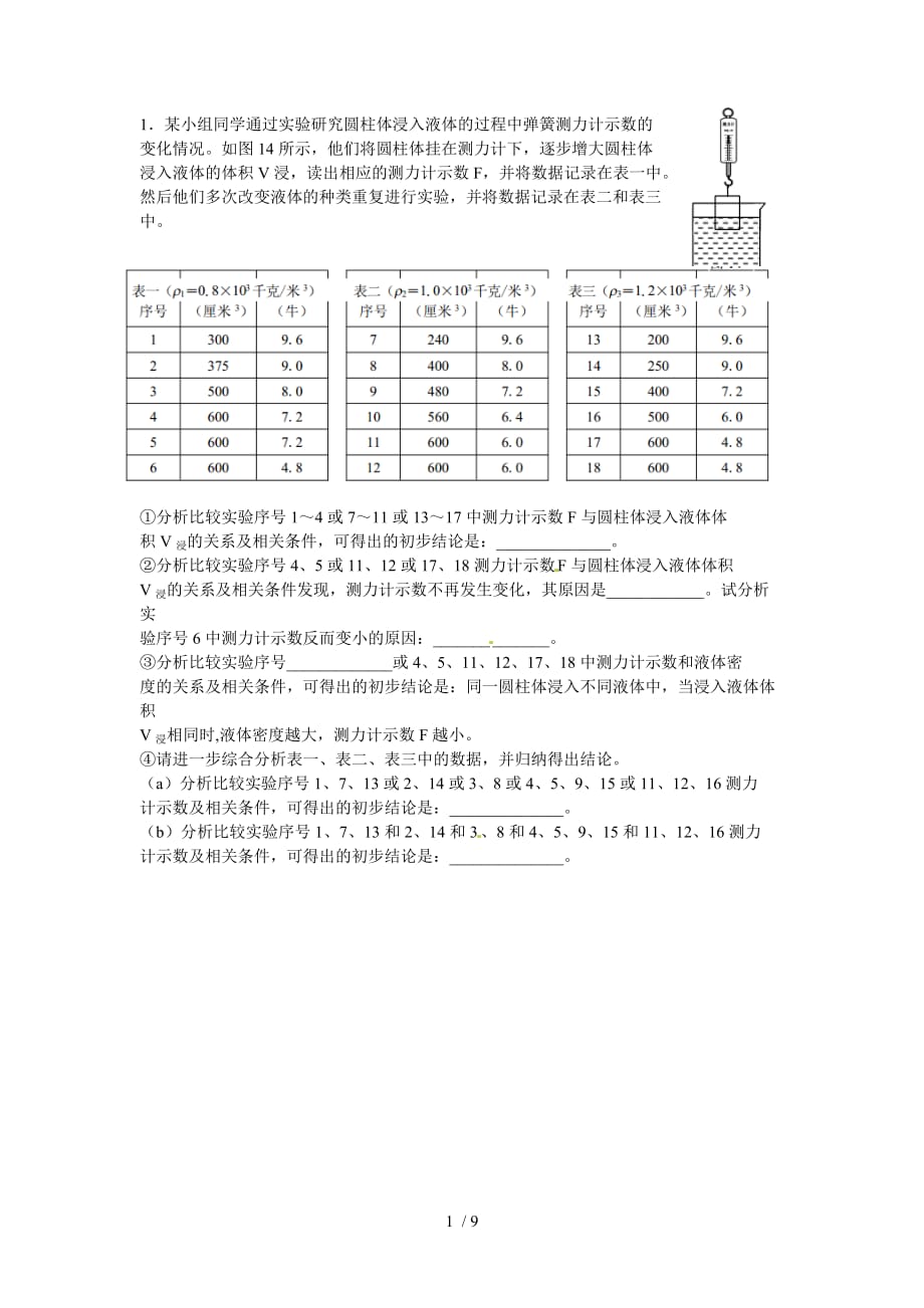 浮力相关实验_第1页