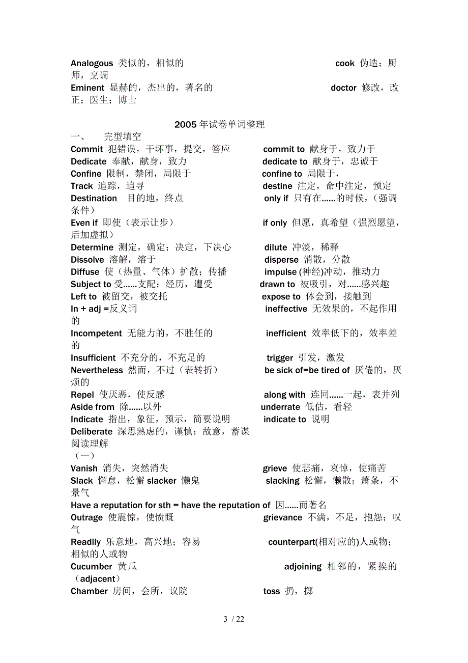 考研英语历核心单词整理_第3页