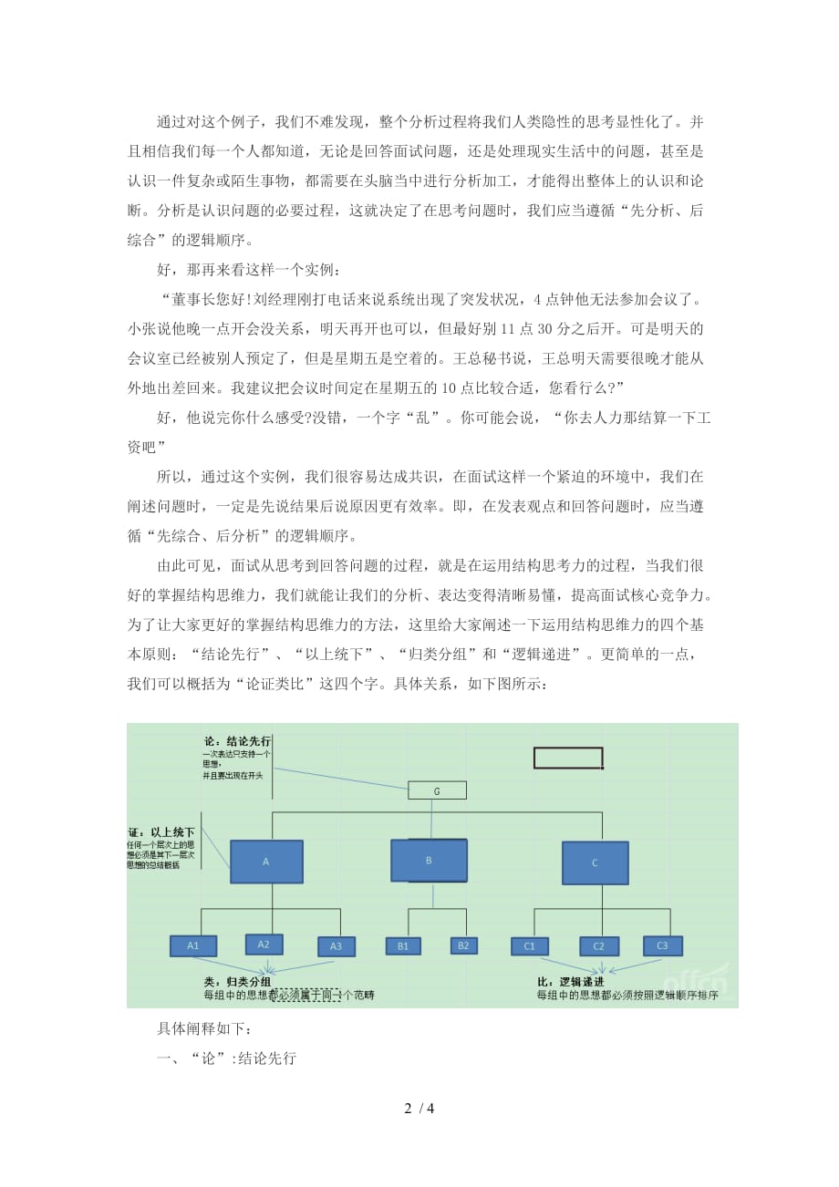 江西事业单位考试面试技巧综合分析问题中的结构思考力的体现_第2页