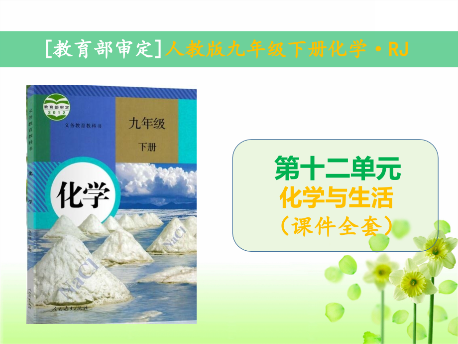 人教版九年级下册化学第十二单元化学与生活全套课件_第1页