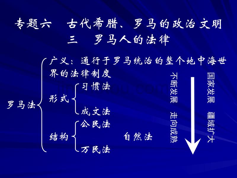 人民版必修一罗马人的法律-powerpointpres_第5页