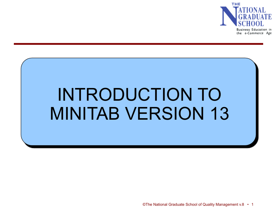 6-1 - qsm 754 minitab powerpoint slides v8（英文ppt 133页）_第1页