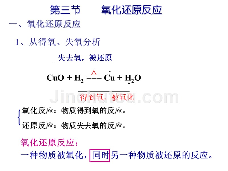 高一化学必修1氧化还原反应课件_第3页