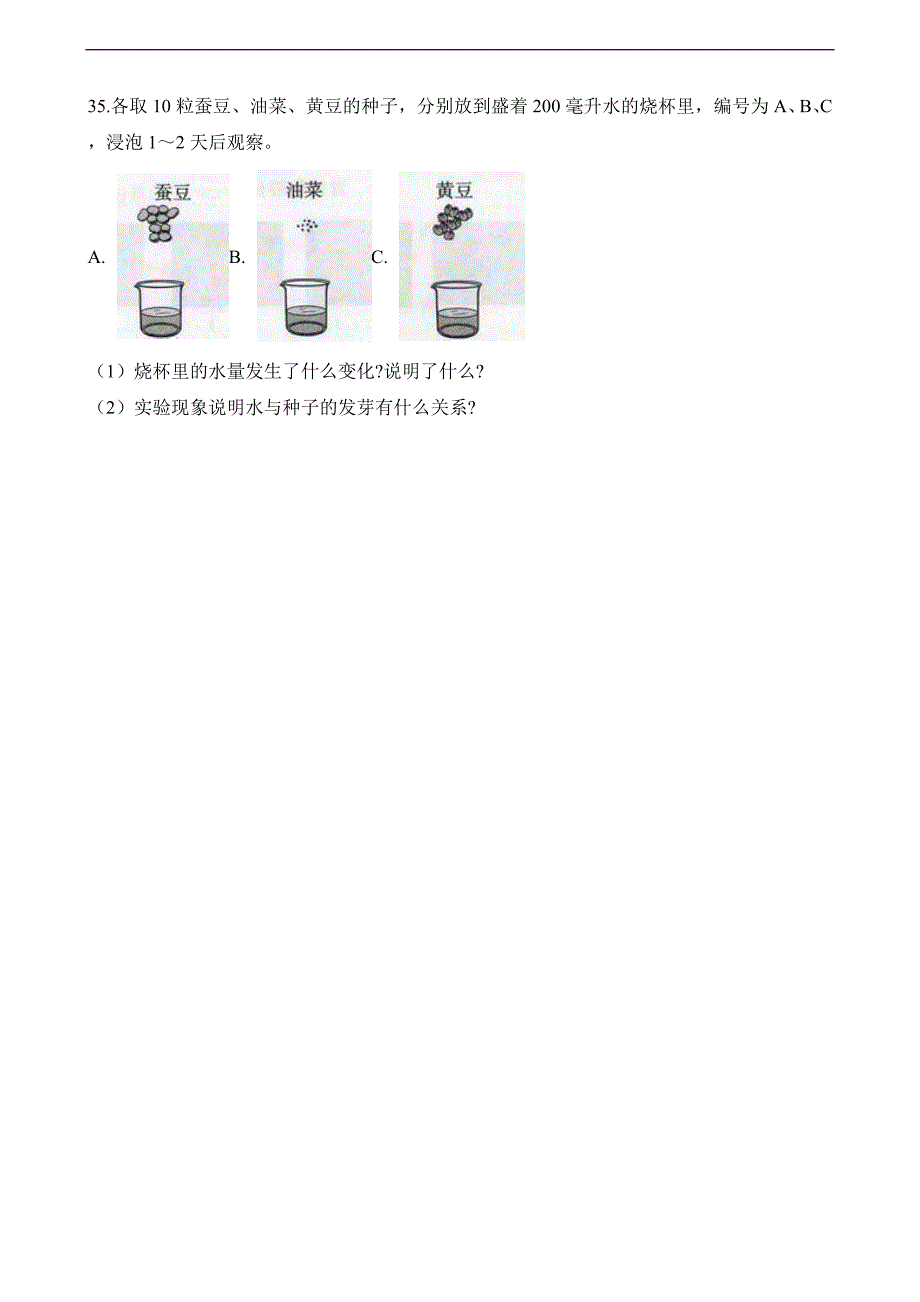 四年级下册科学单元测试第二单元综合能力检测教科版含解析_第4页