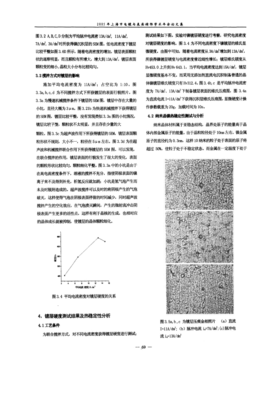 电沉积纳米晶镍镀层的研究_第3页