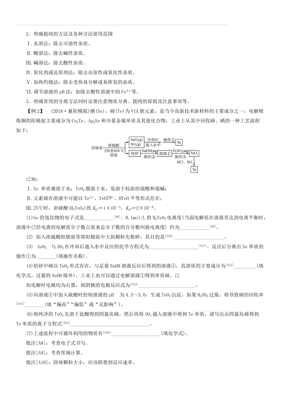 2019高考化学“985”冲刺考前通关第2部分第3关入“虎穴”捉“虎崽”化工流程不可怕讲义（含答案解析）_第3页