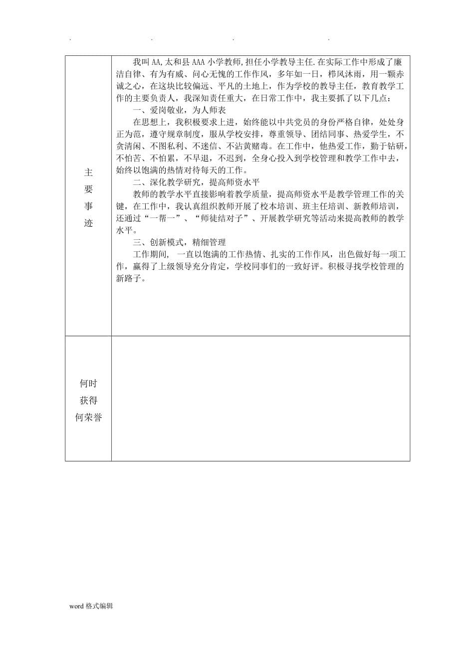 优秀教导主任事迹汇报材料_第5页