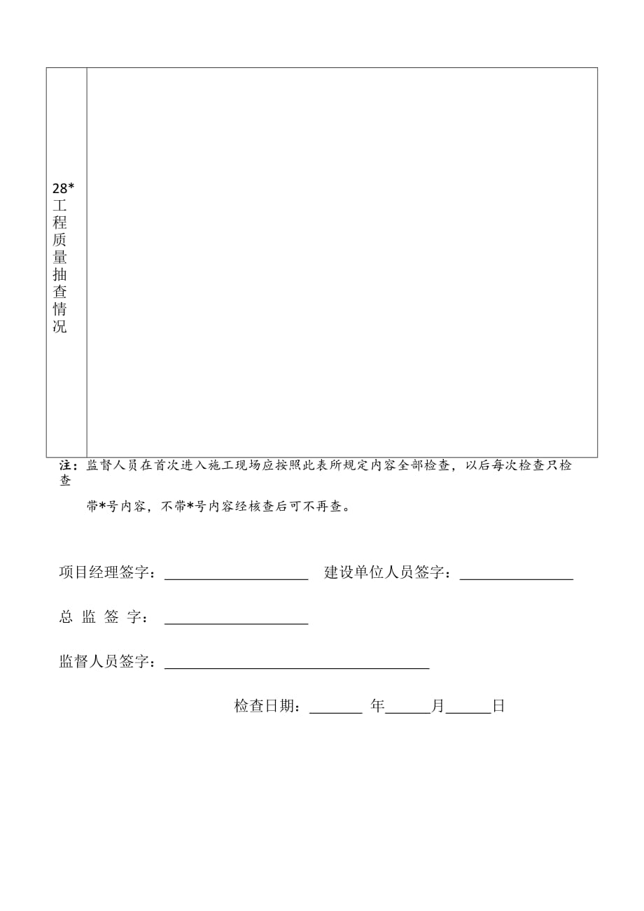 工程建设各方责任主体质量管理工作监督检查表_第4页