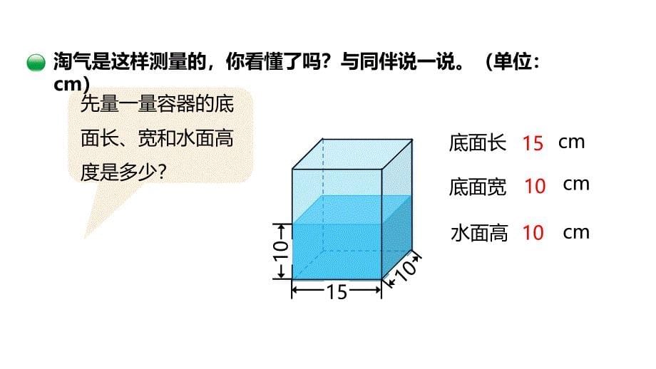 五年级下册数学课件--第4单元长方体（二） 课时7北师大版 （2014秋） (共25张PPT)_第5页