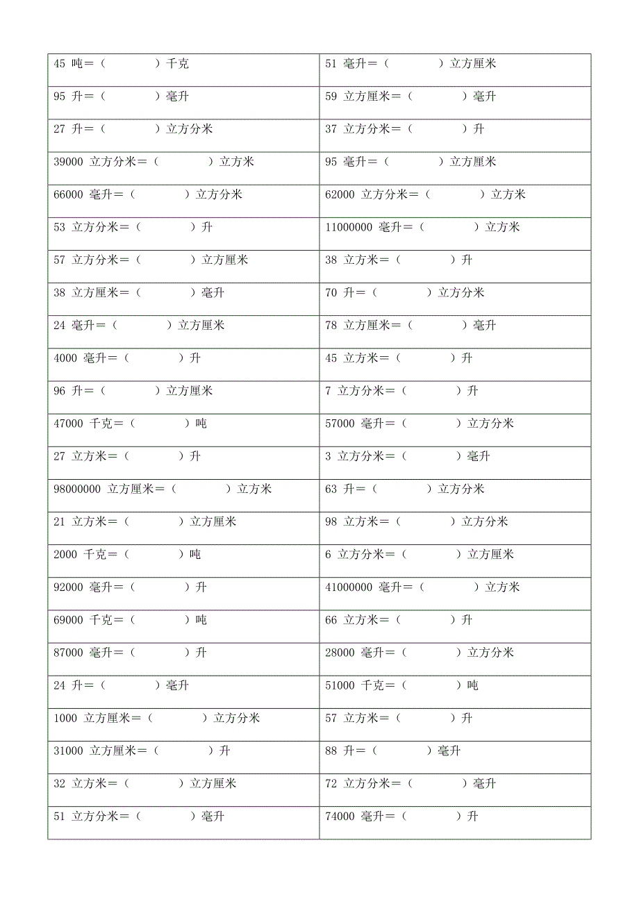 容积单位换算题 (60)_第3页