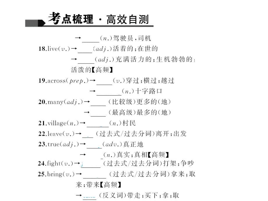 第3讲　七年级(下)Units 1～4_第4页