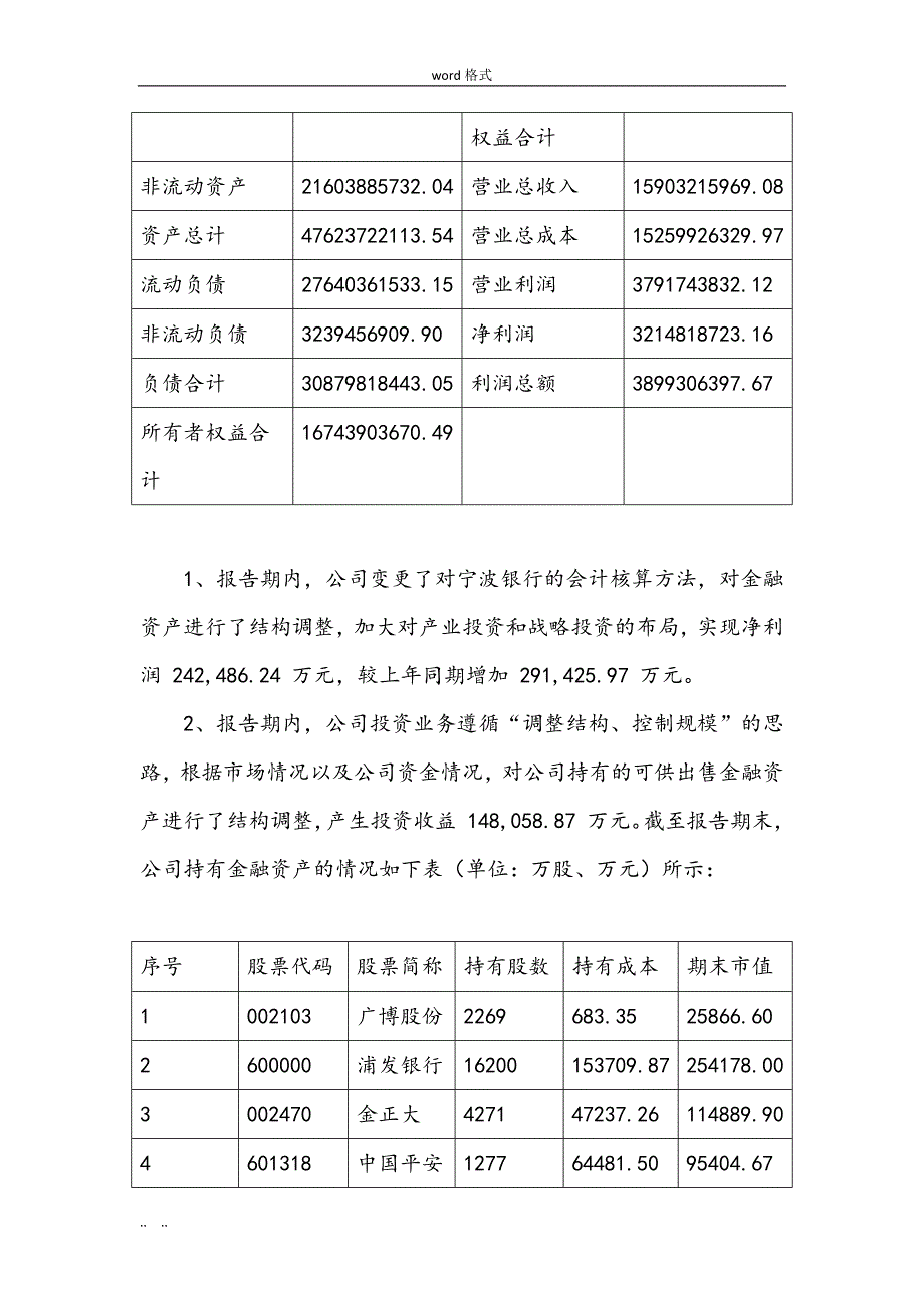 雅戈尔企业筹资方式与资本结构分析报告_第3页