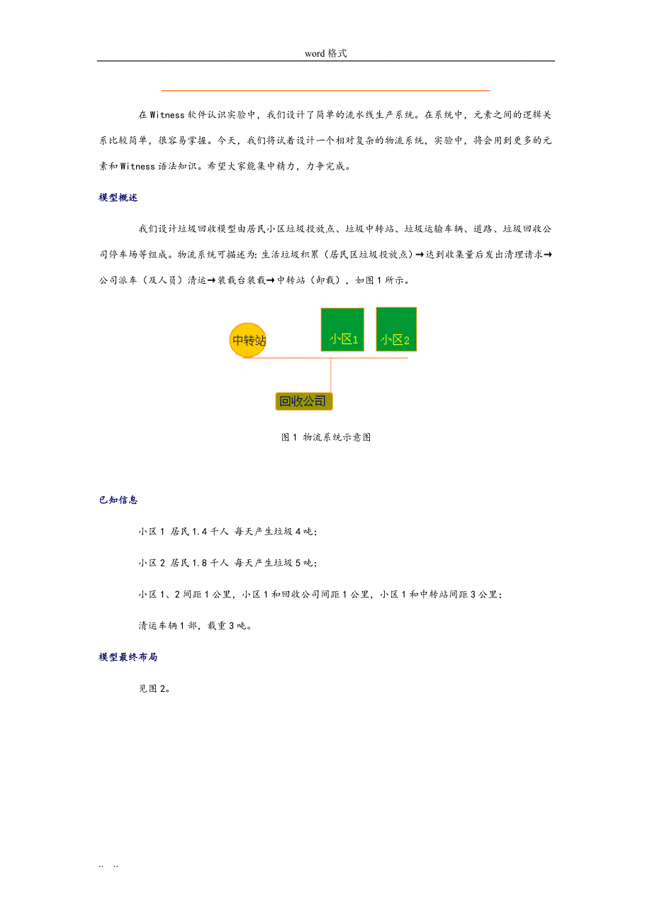 垃圾回收物流仿真系统设计说明_第2页