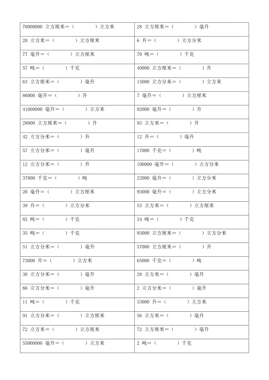 容积单位换算题 (14)_第2页