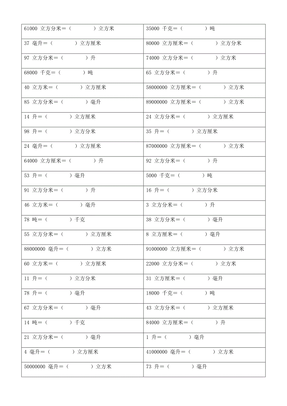 容积单位换算题 (15)_第3页