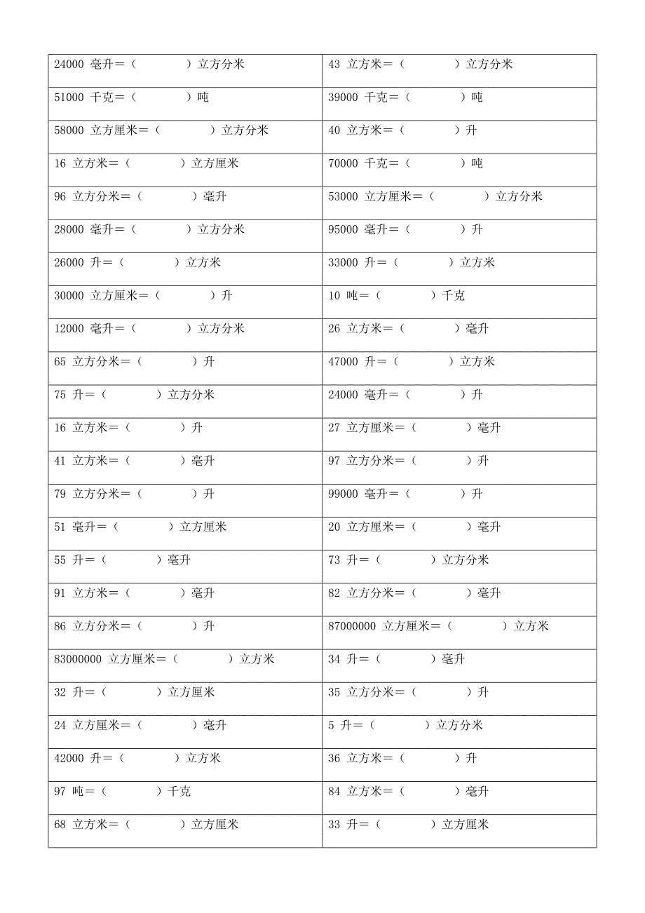 容积单位换算题 (32)_第2页