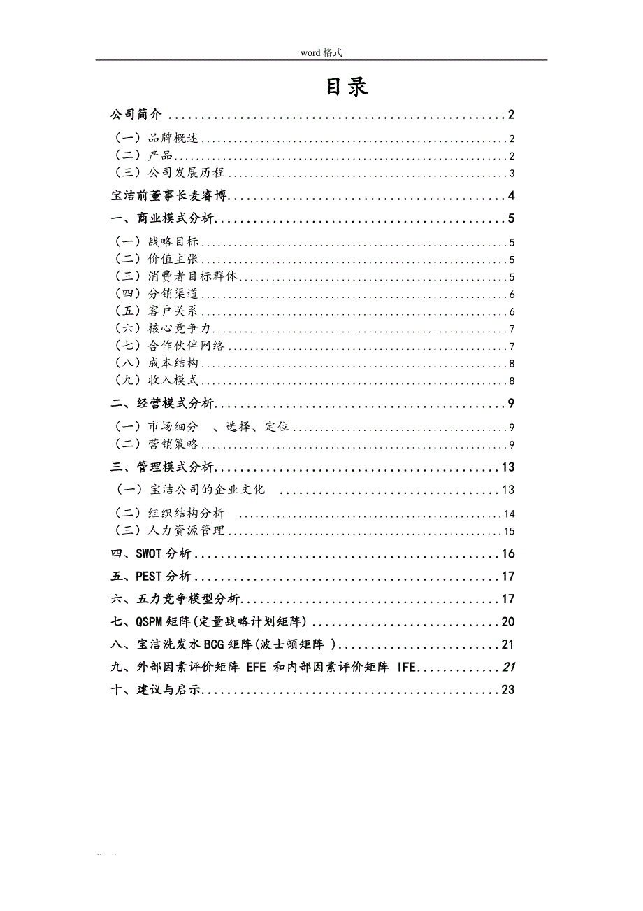 宝洁公司成功案例分析报告文案_第2页