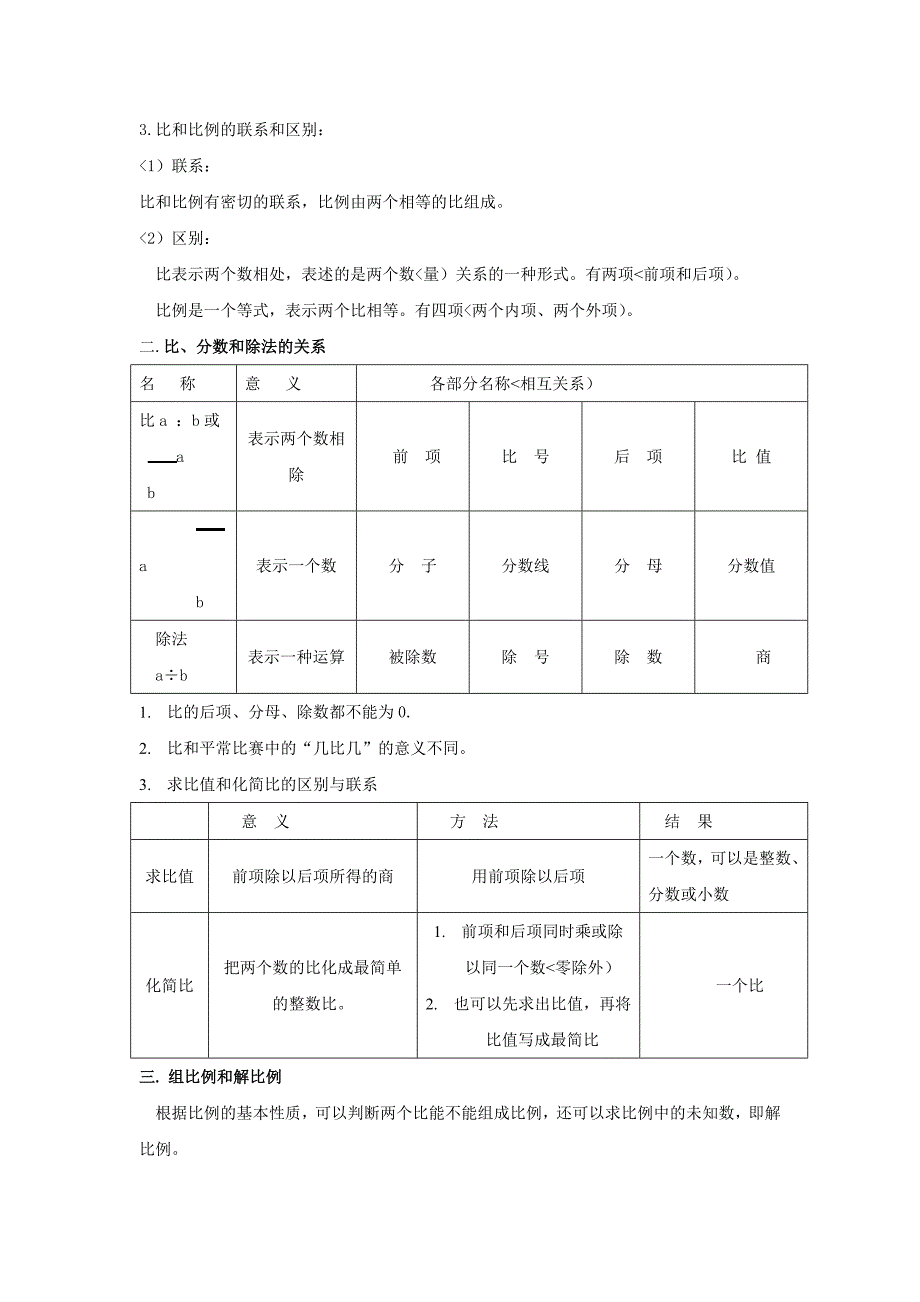 小升初数学复习第二章知识点(北师大六下)+数学对口升学试卷+小升初数学真卷_第3页