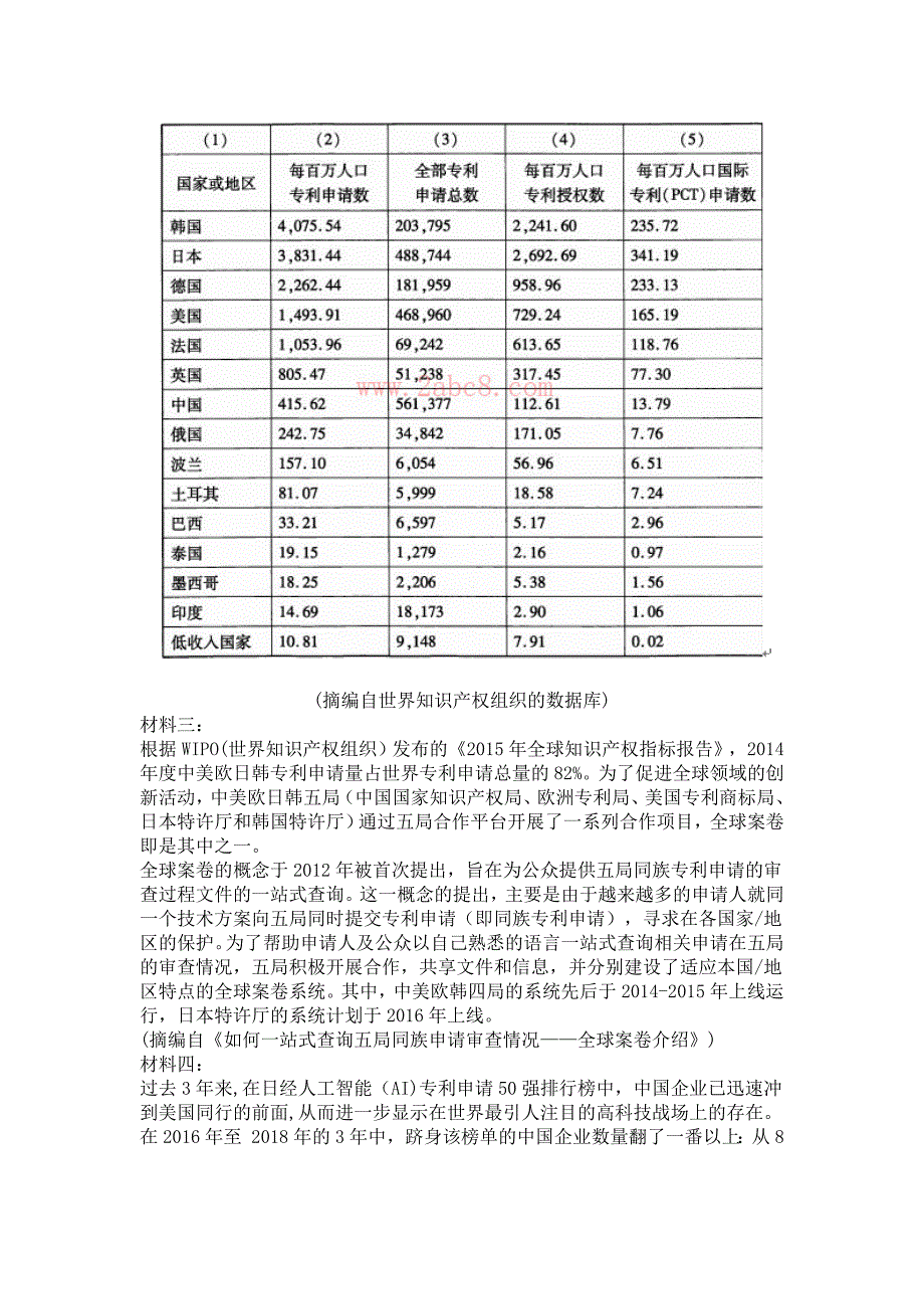 湖北省武汉市2019届高中毕业生四月调研测试语文试卷(含参考答案)_第3页