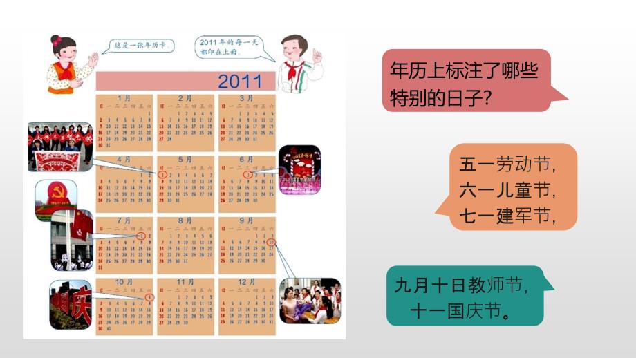 三年级下册数学课件-第6单元年、月、日第1课时人教新课标（2014秋） (共21张PPT)_第4页