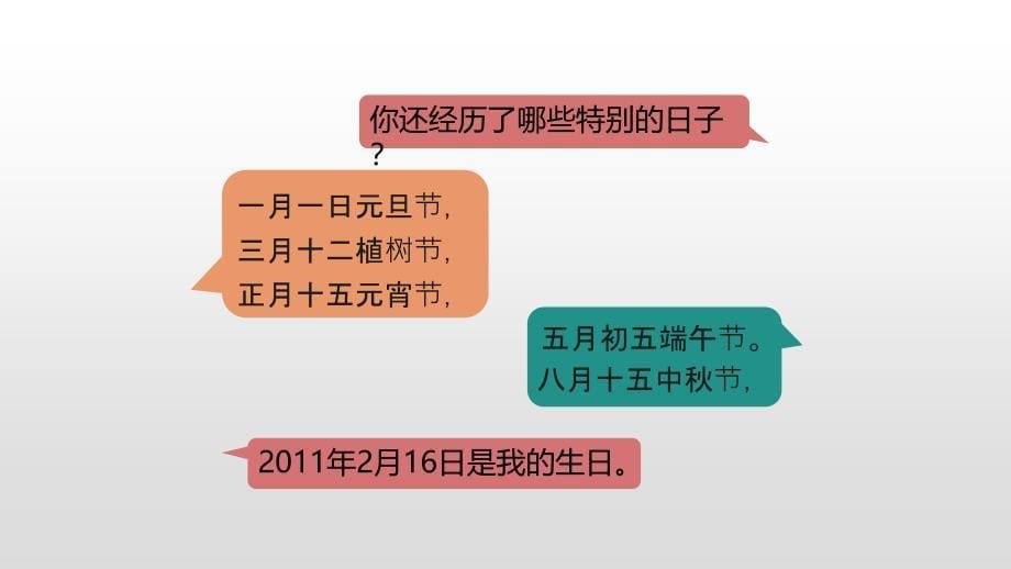 三年级下册数学课件-第6单元年、月、日第1课时人教新课标（2014秋） (共21张PPT)_第5页