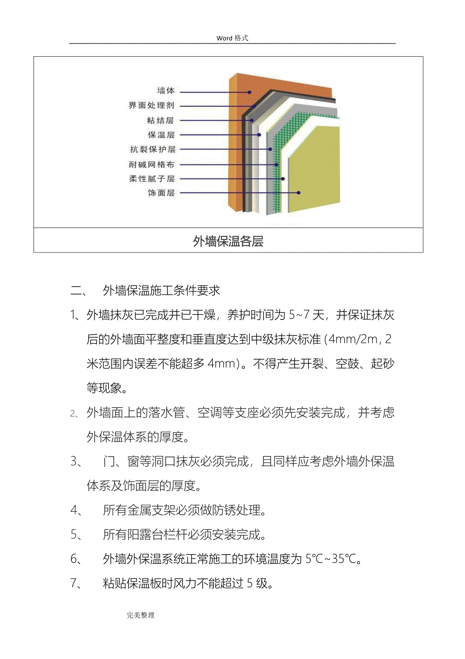 外墙保温施工工艺和要求内容_第2页