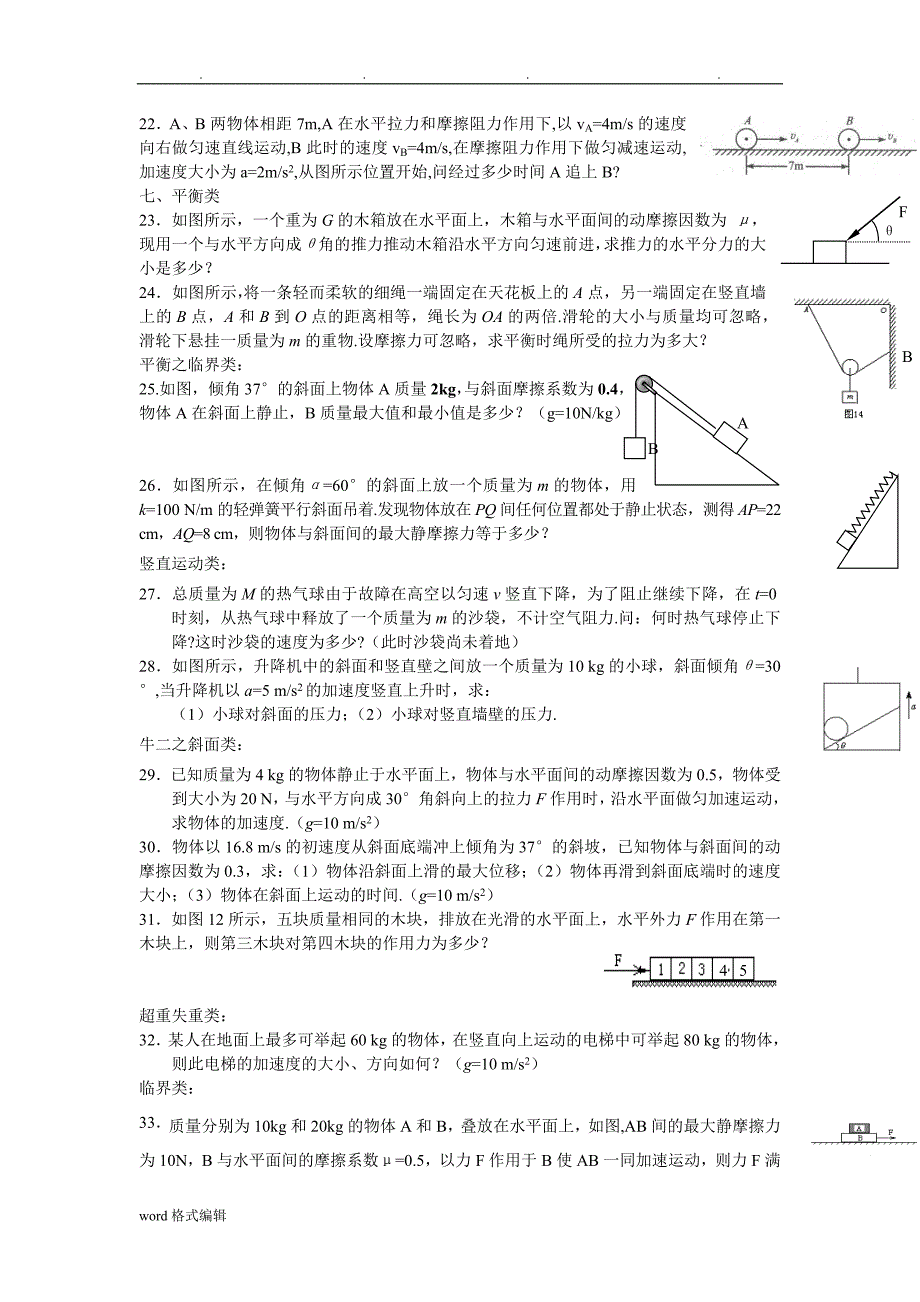 高中一年级物理100题附答案_第4页