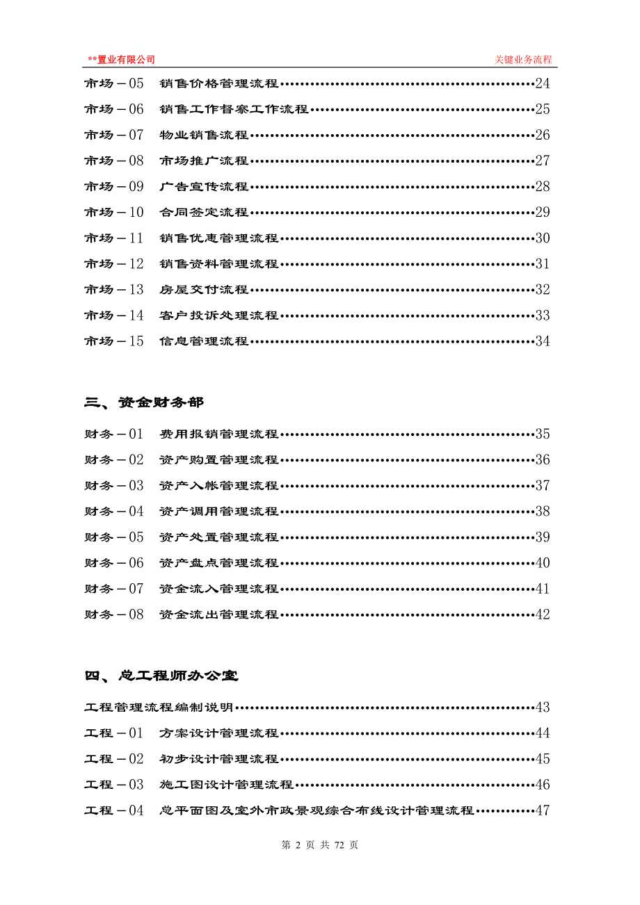 （BPM业务流程管理)房地产公司全套业务流程图_第2页