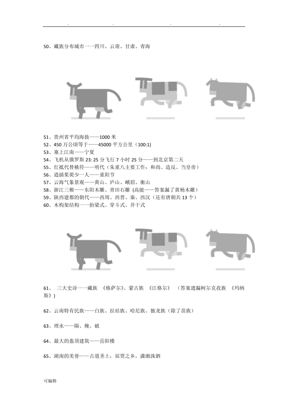 2017年全国导游资格考试笔试题与答案总结_第4页