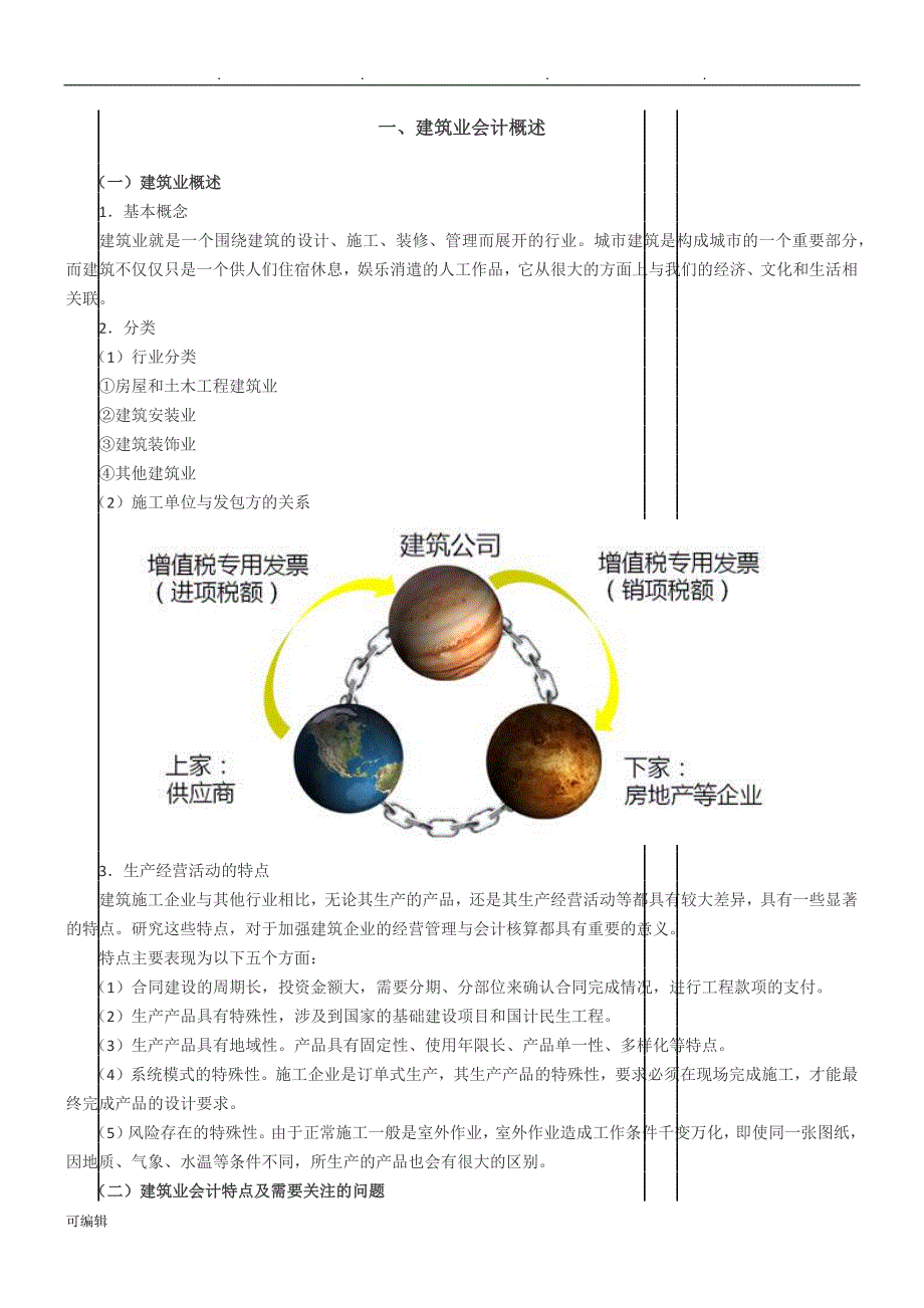 2018建筑行业会计核算流程图_第1页