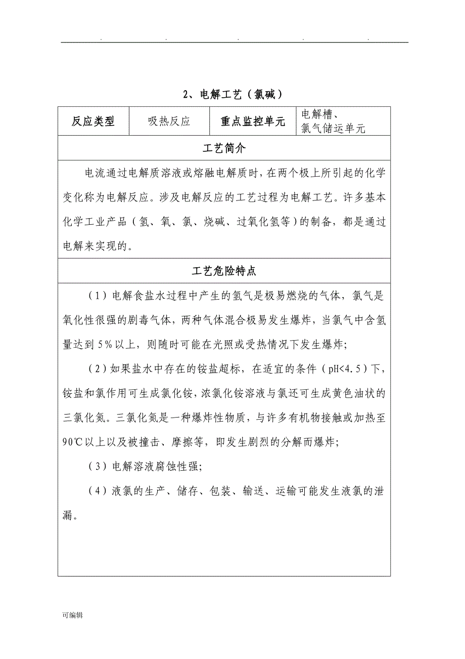 首批重点监管的危险化工工艺安全控制要求、重点监控参数与推荐的控制方案_第3页