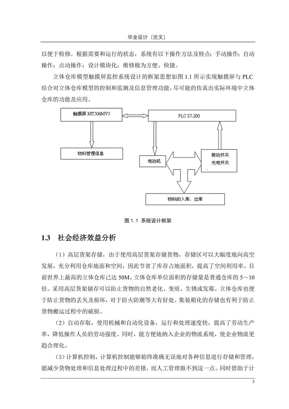 （OA自动化）PLC实现自动化立体仓库_第5页